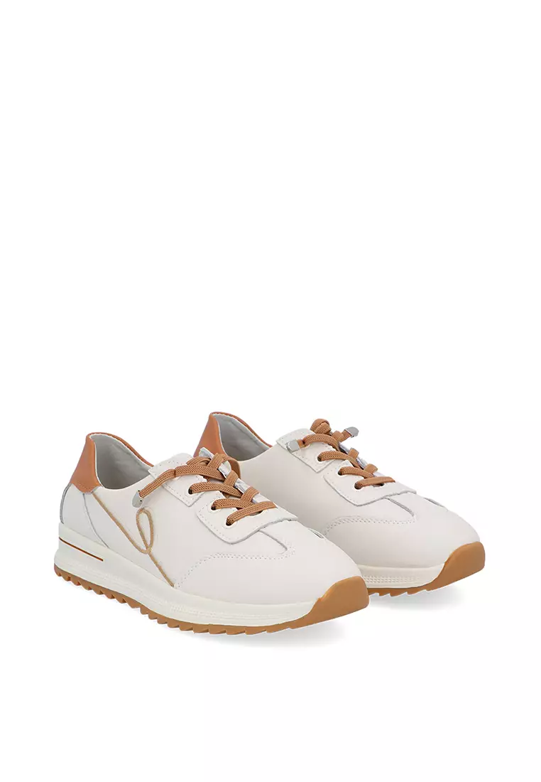 Dark Beige CR "The Cursive" Street Sneakers