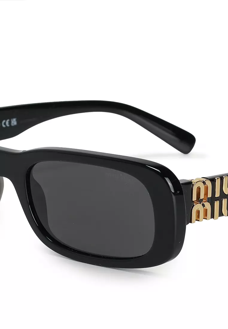 Logo Rectangular Sunglasses