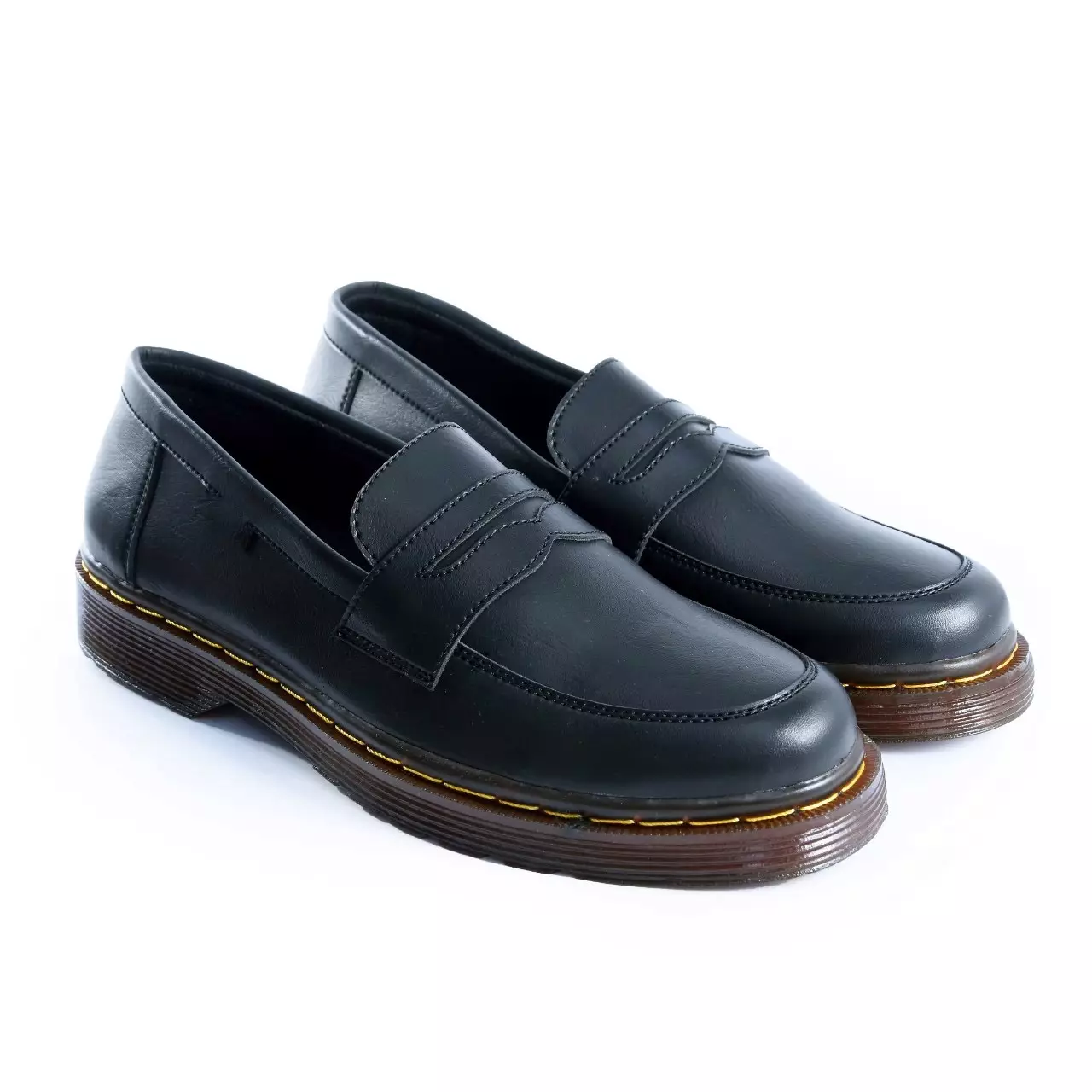 Country Boots Pedro - Sepatu Slip On Formal Hitam