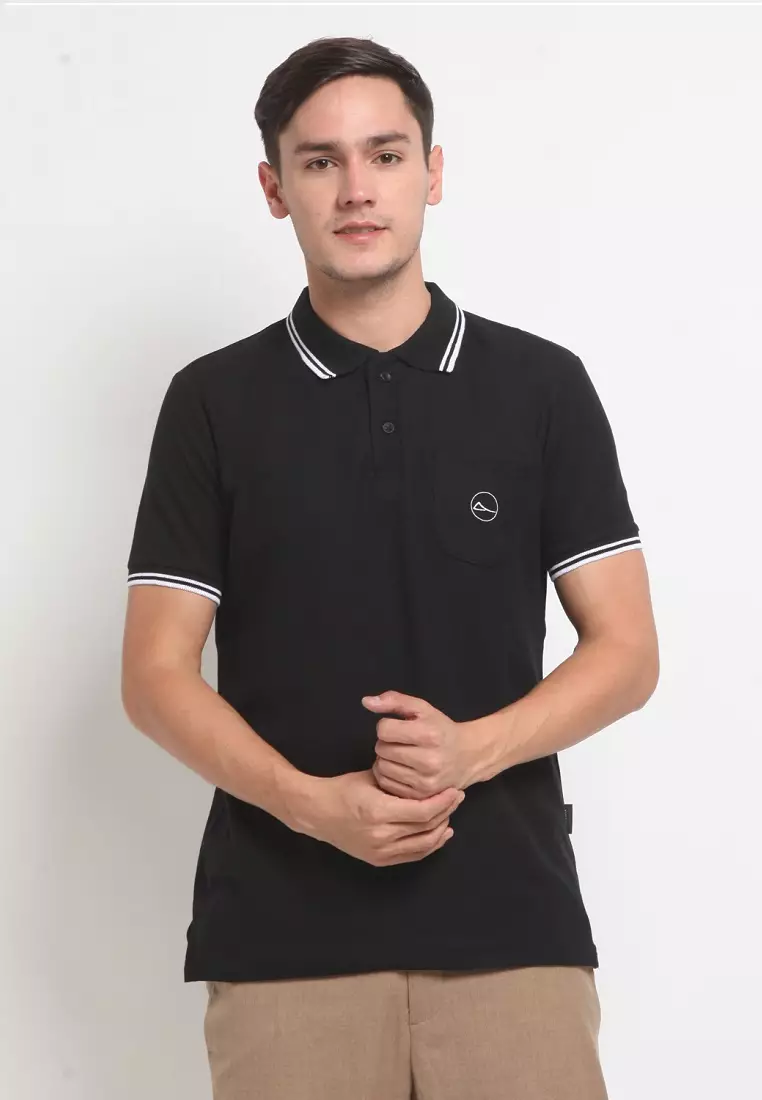 Jual Hemmeh Polo Shirt Hemmeh Black Original Zalora Indonesia