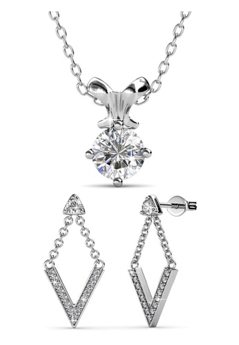 Her Jewellery silver ON SALES - Her Jewellery Mystique Venus Set with Premium Grade Crystals from Austria HE581AC0RBPIMY_1