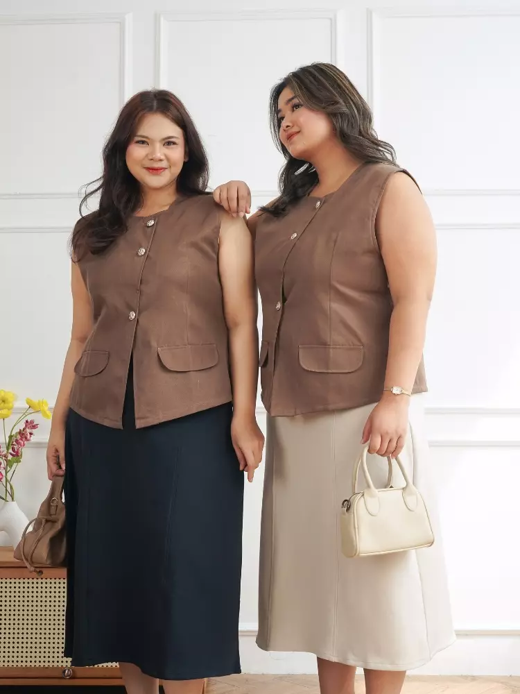 xtramiles Ladies vest cappucine vest coffee