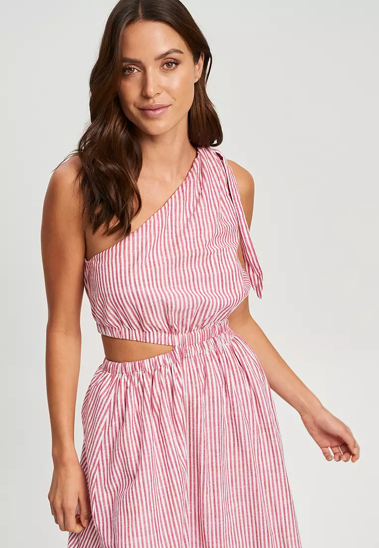 Calli dion stripe clearance dress