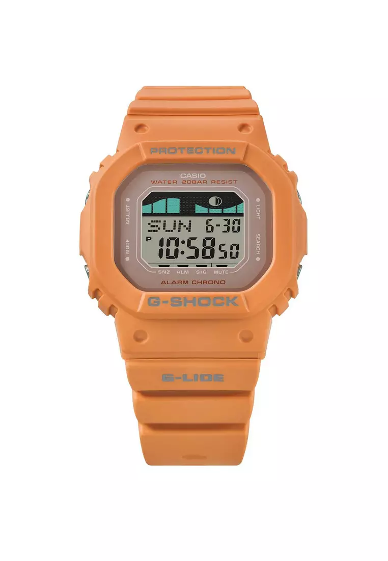 GLX-S5600-4 G-LIDE Women's Digital Sport Watch | Orange Resin Band