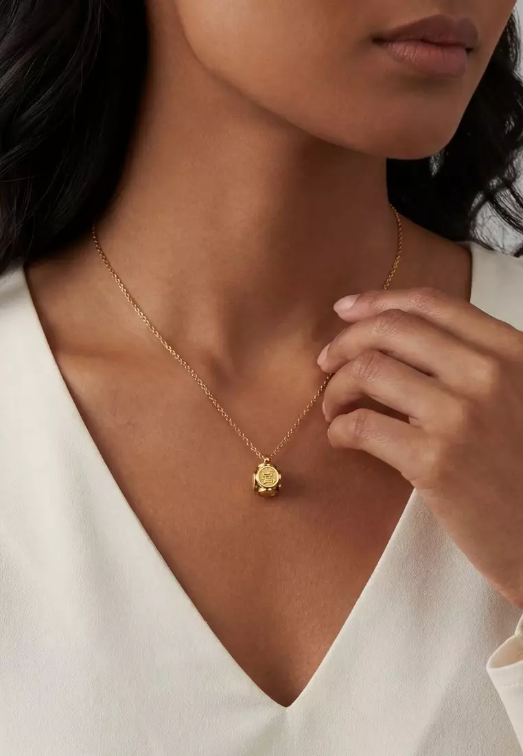 Joyful Peace Necklace in Gold