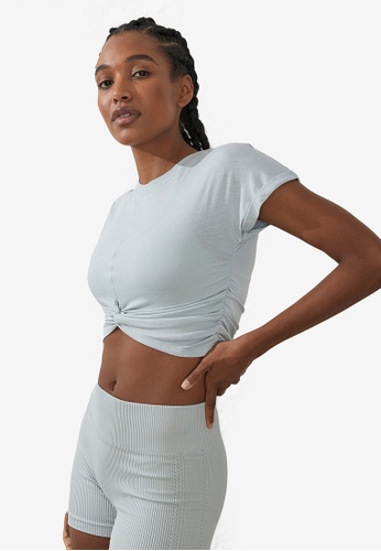 Cotton On Body Side Gather Twist Front Tee 2023 | Buy Cotton On Body Online  | ZALORA Hong Kong