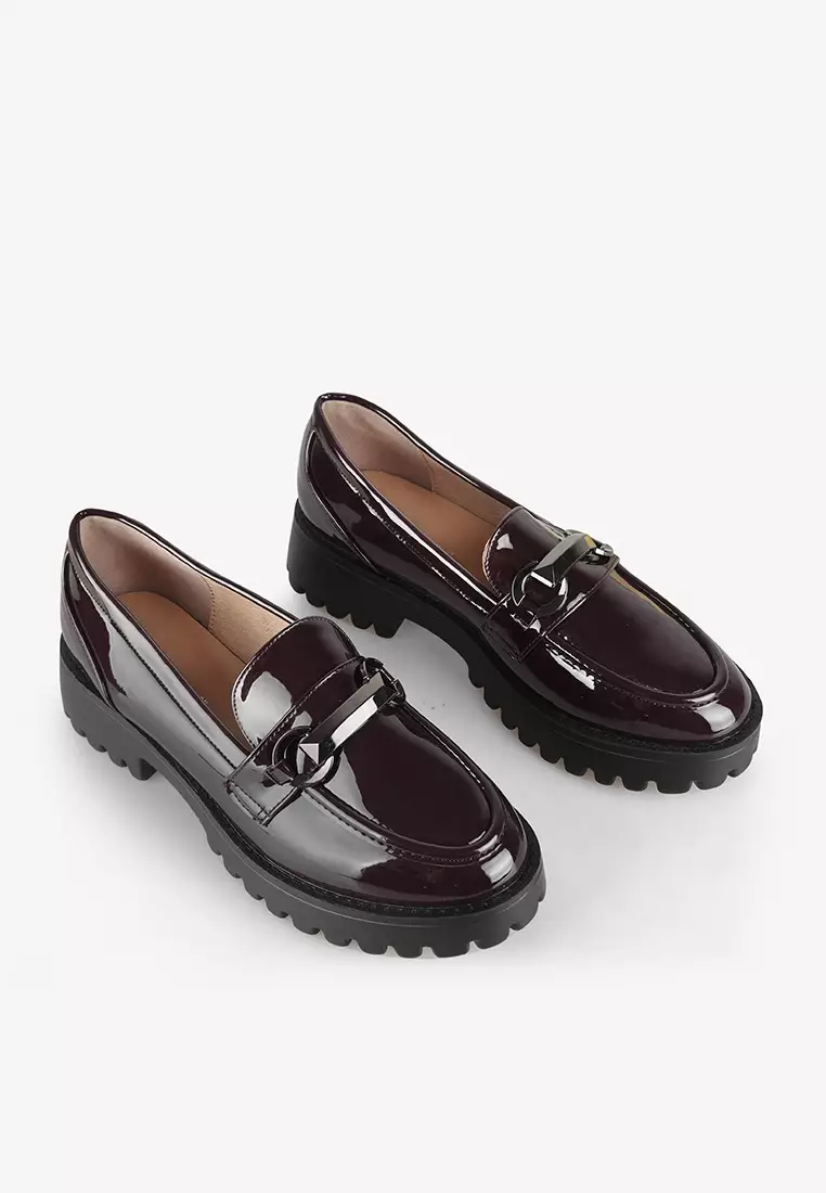 Sepatu Loafers Wanita L.Nadine 01 Maroon