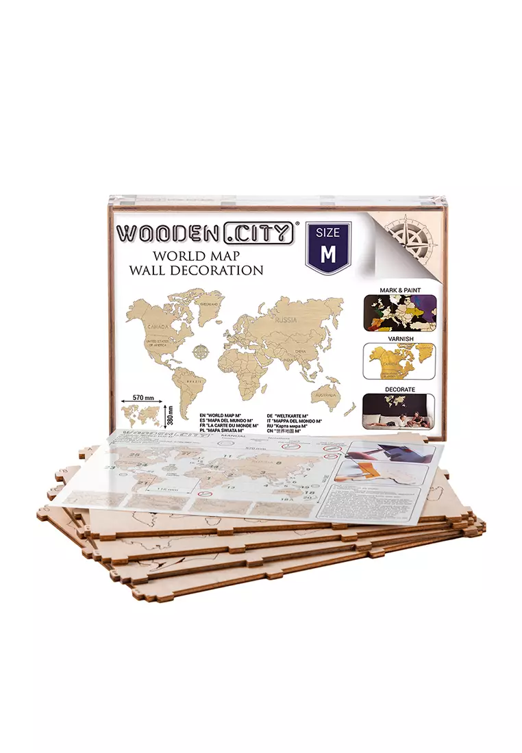 WOODEN CITY World Map M 2024 Buy WOODEN CITY Online ZALORA Hong Kong