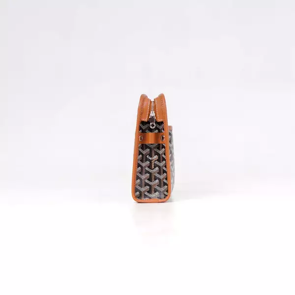 Tas GOYARD JOUVENCE BLACK TAN CLUTCH BAG 100% ORIGINAL