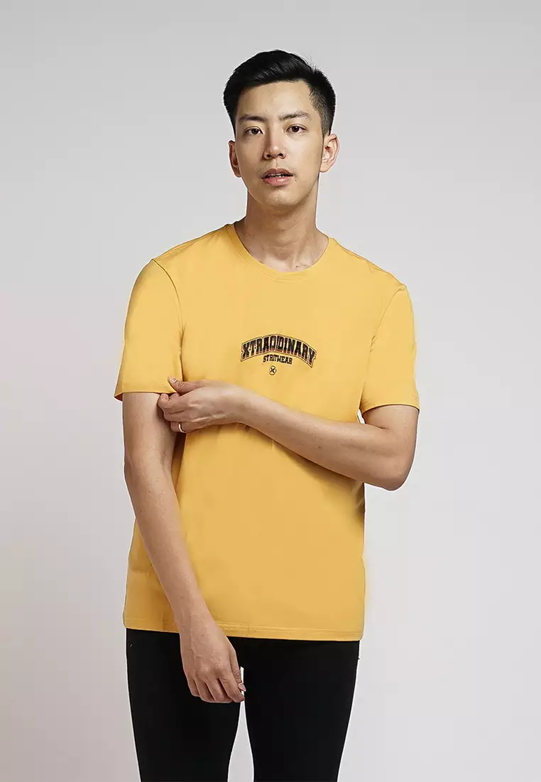 XTRAORDINARY T-Shirt Cotton Spandex Pria 48092