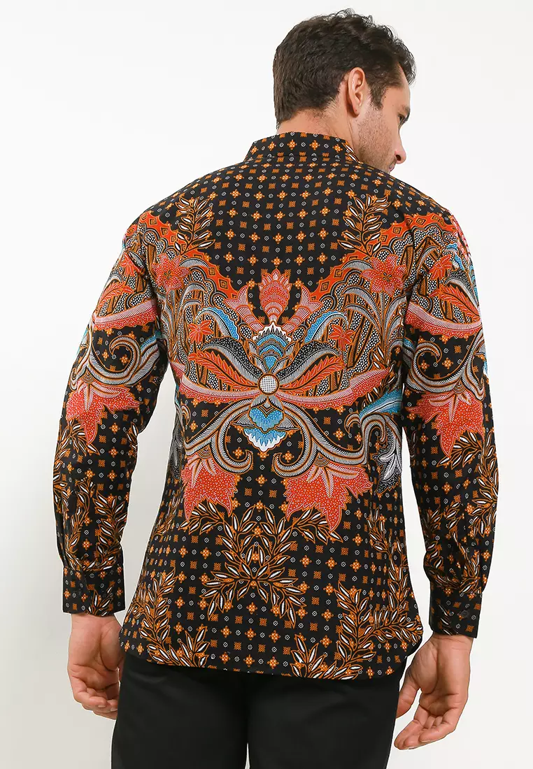 Nala Multi Kemeja Batik Pria Premium Slimfit Modern Lengan Panjang