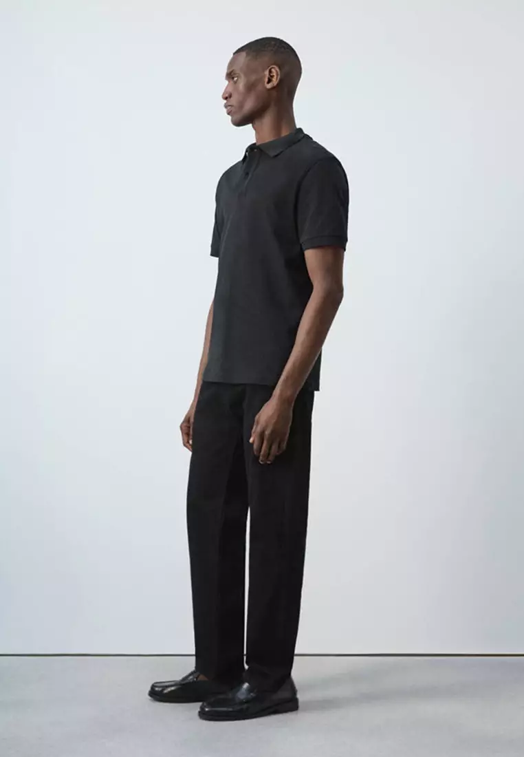 Regular-Fit Piqué Polo Shirt