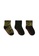 Nike green Nike Boy Infant's 3 Pack Grip Ankle Socks (6 - 24 Months) - Black 4DAA8KAE8E0C3BGS_2