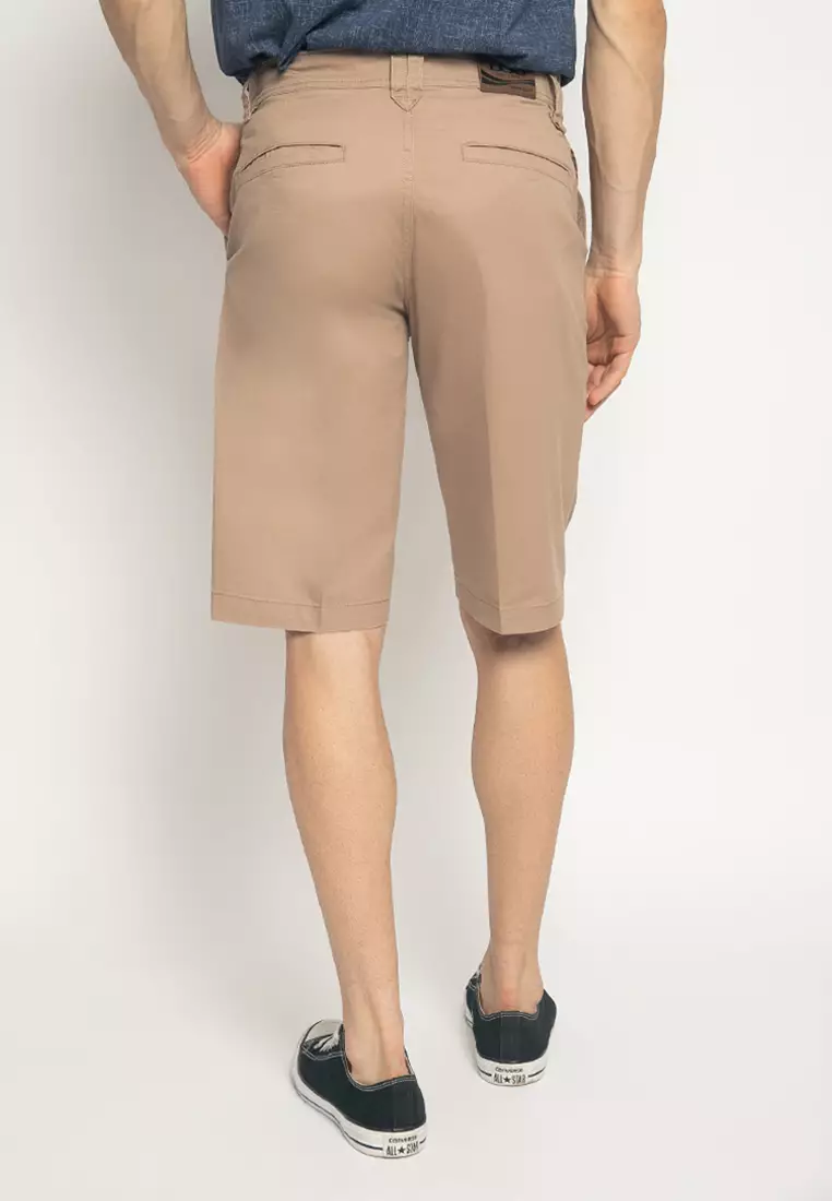 LGS - Celana Chinos Pendek Pria - Katun - Reguler Fit - Stretch - CSS.581.S080