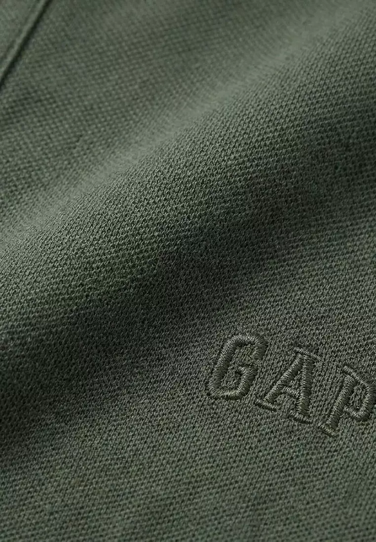 Logo Pique Polo Shirt