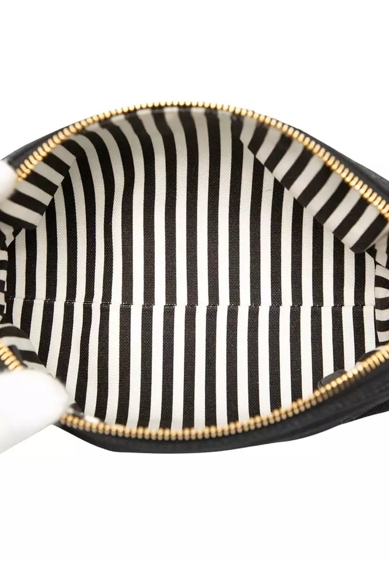 Pre-Loved Prada Canvas Canapa Logo Pouch