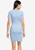 Public Desire blue Exposed Seam Detail Rib Bodycon Dress E692FAA6804991GS_1