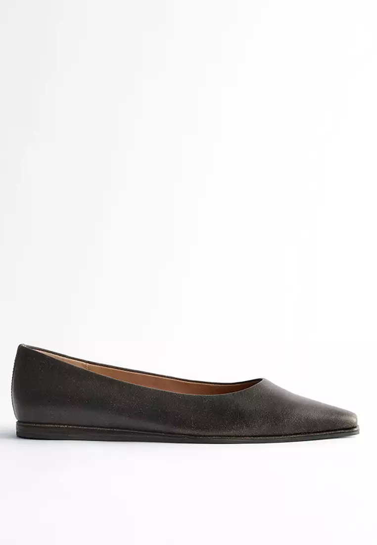 Leather Ballet Flats
