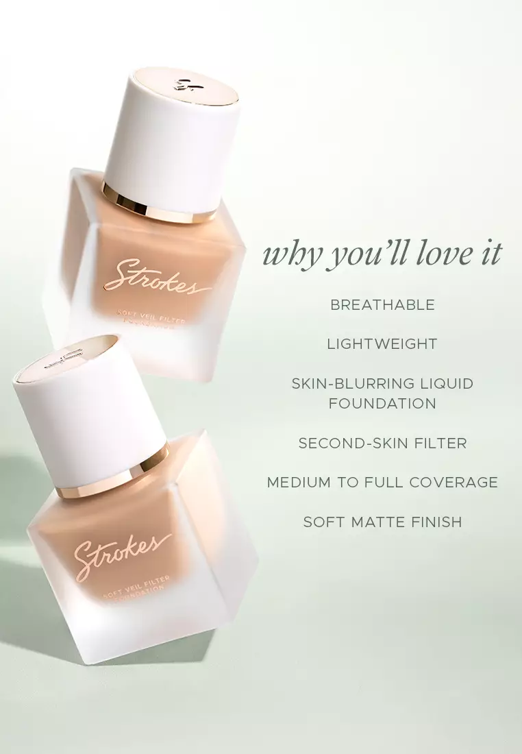 Soft Veil Filter Foundation in Deep Warm [Oil-Free Soft Matte Liquid Foundation]