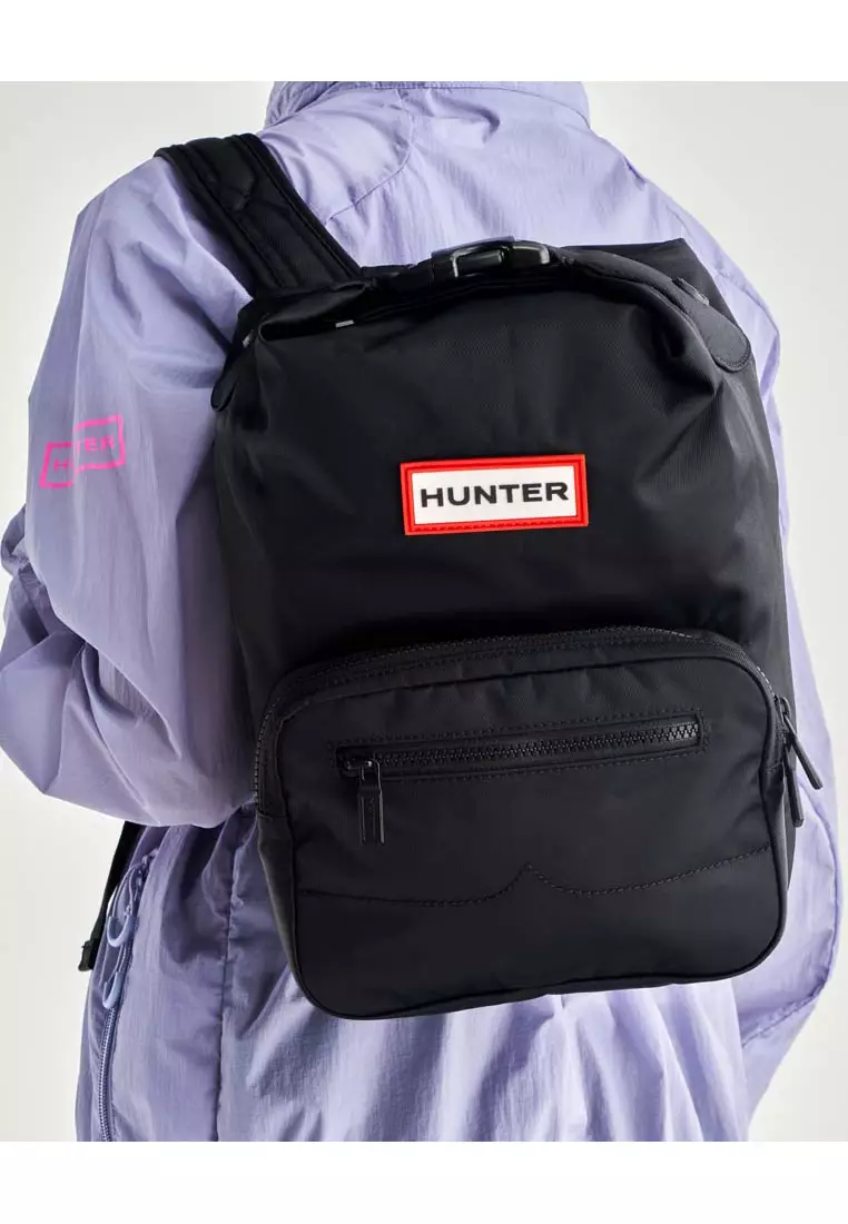 HUNT☆Nylon Pioneer Topclip Backpack(L) - Black Hunter Nylon Pioneer Large Topclip Backpack | Allsole