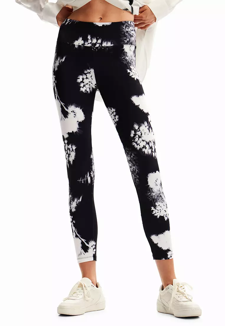 Buy Desigual Desigual Woman Floral sport leggings. 2024 Online