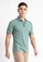 FOREST green Forest Premium Weight Cotton Pique Slim Fit Polo T Shirt Men Collar Tee - 23636-47MintGreen 59D9DAAE9A43E8GS_2