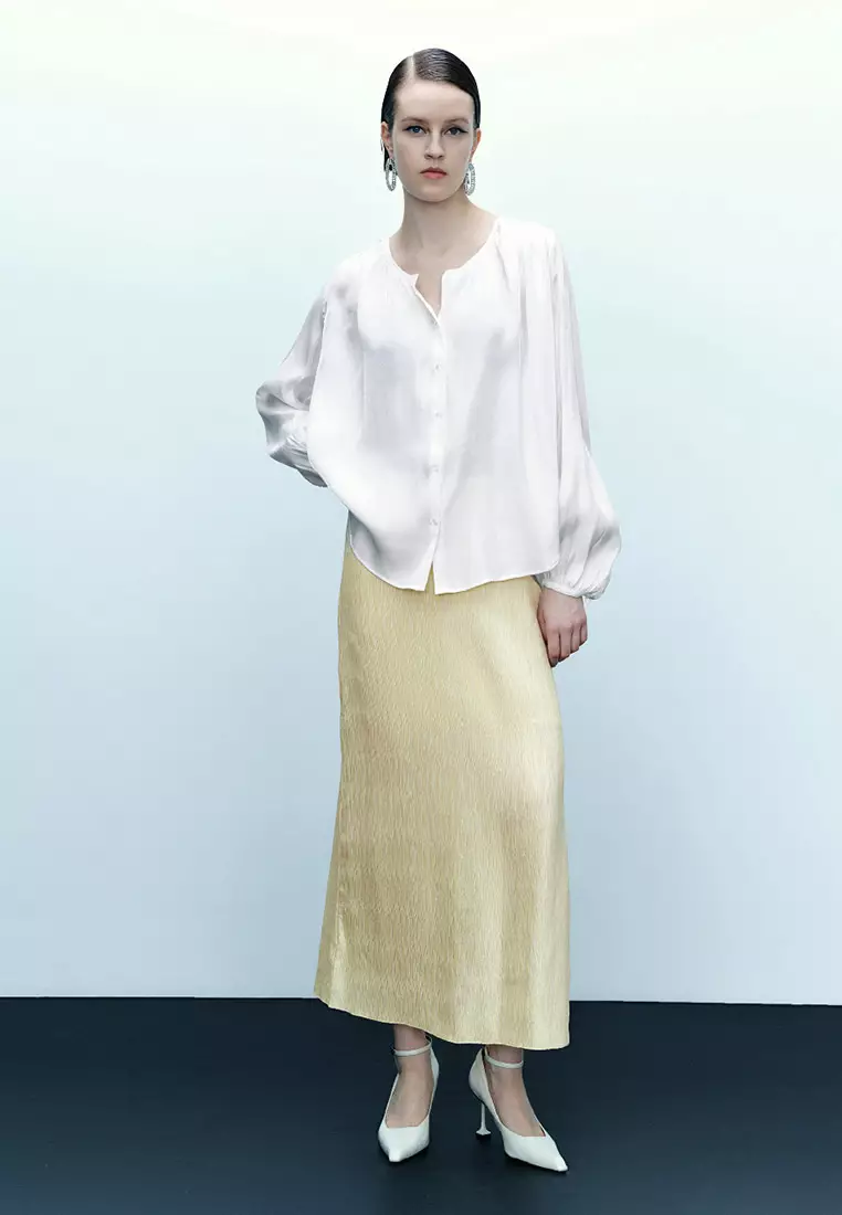 Buy Urban Revivo Midi A-Line Skirt Online ZALORA Malaysia