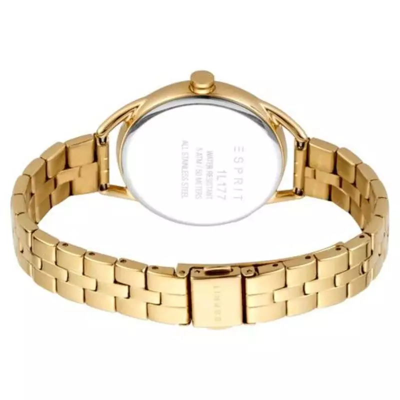Jam Tangan Wanita ESPRIT Gold Dial ES1L177M0095 Original