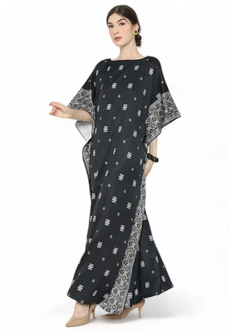 Kanzi Exclusive Short Sleeve Songket Kaftan