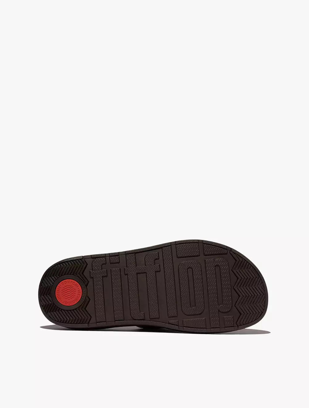 Fitflop Gen-FF Mens Leather Fishmerman Slides - Mocha Brown