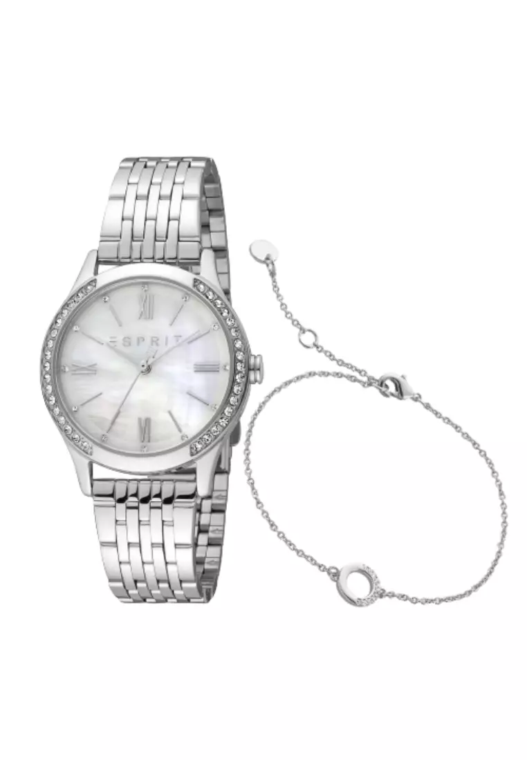 Esprit deals watch silver