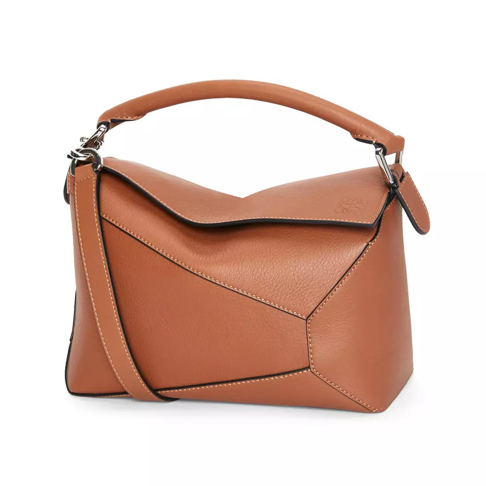 Loewe small puzzle online tan