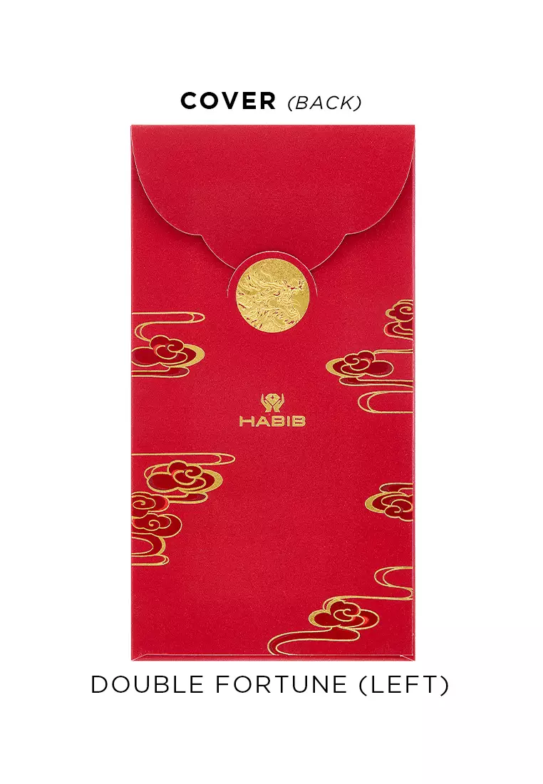 HABIB Year of the Dragon 2024 Double Fortune | 999.9 Gold Wafer Coin (0.20G)