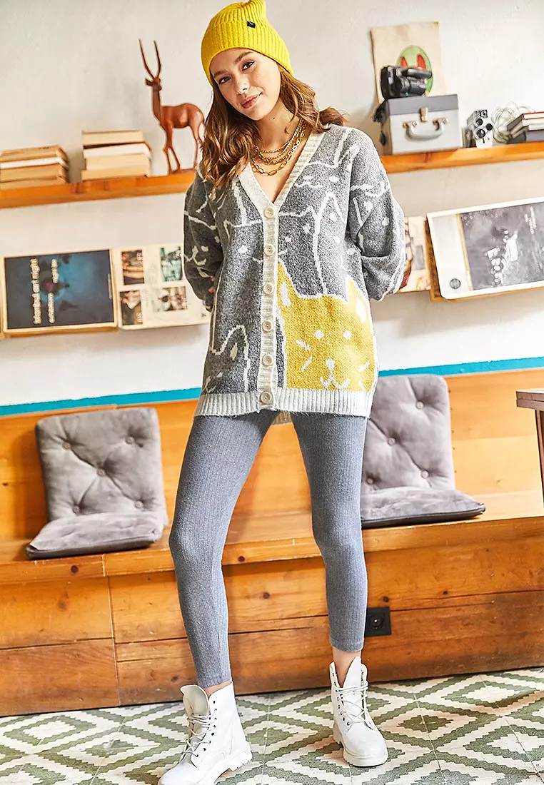 Thick Ribbed Raspberry Leggings