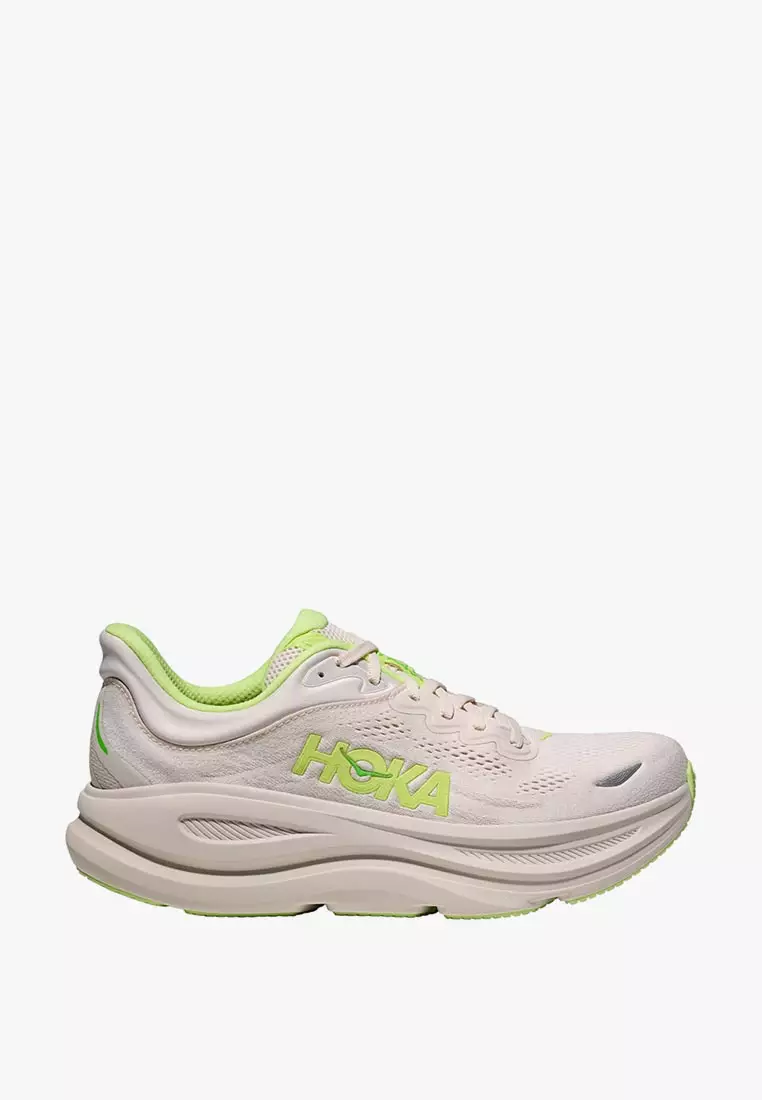 HOKA Bondi 9 Running Shoes Mens - Beige