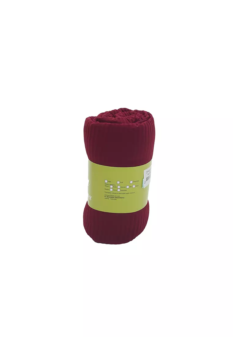 Pashmina Plisket Maroon