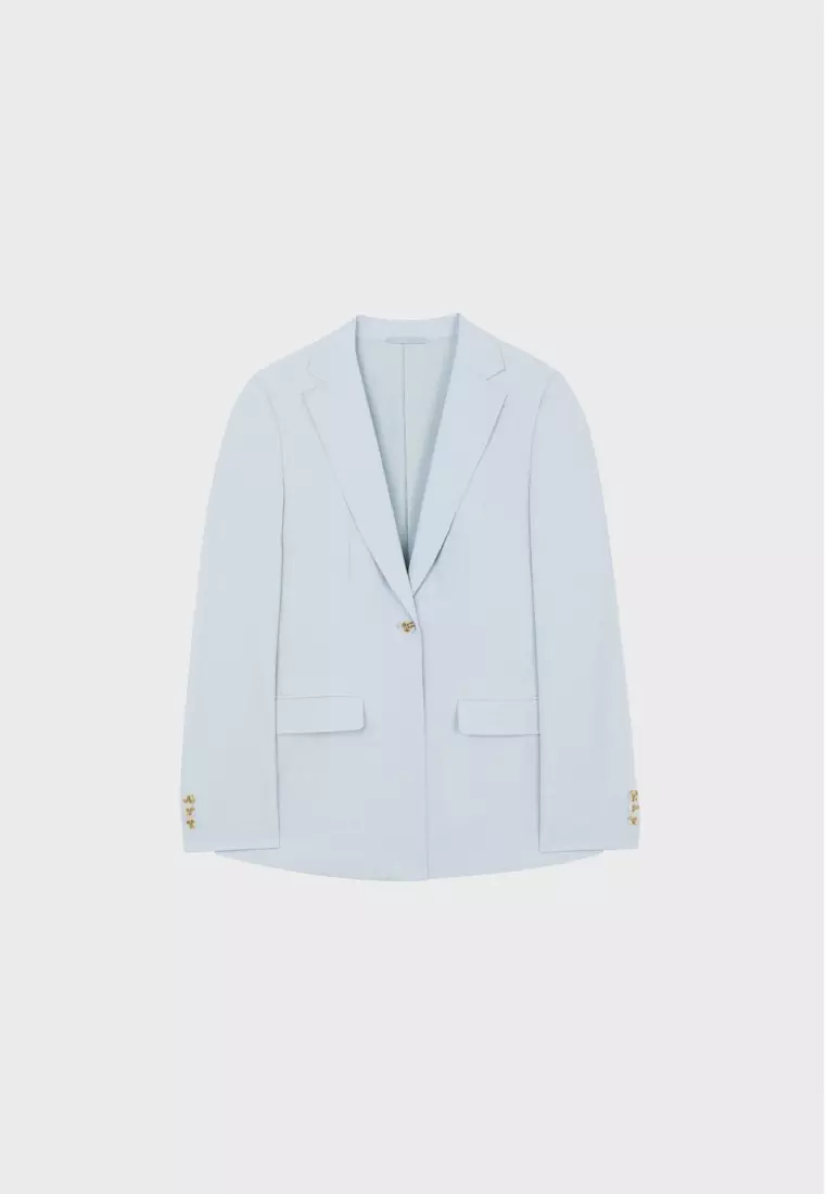 Light Pale Blue Slim Fit Suit