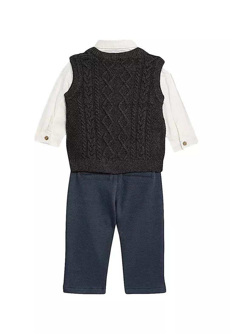 3pc Cotton Rich Outfit