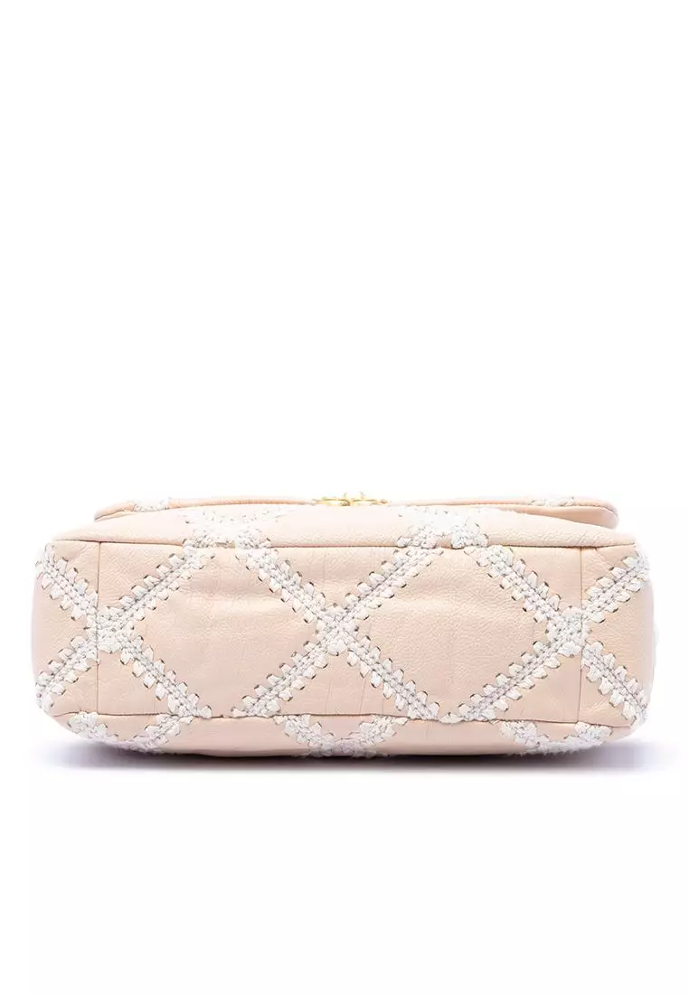 Pre-Loved Chanel Large Crochet Calfskin 19 Flap