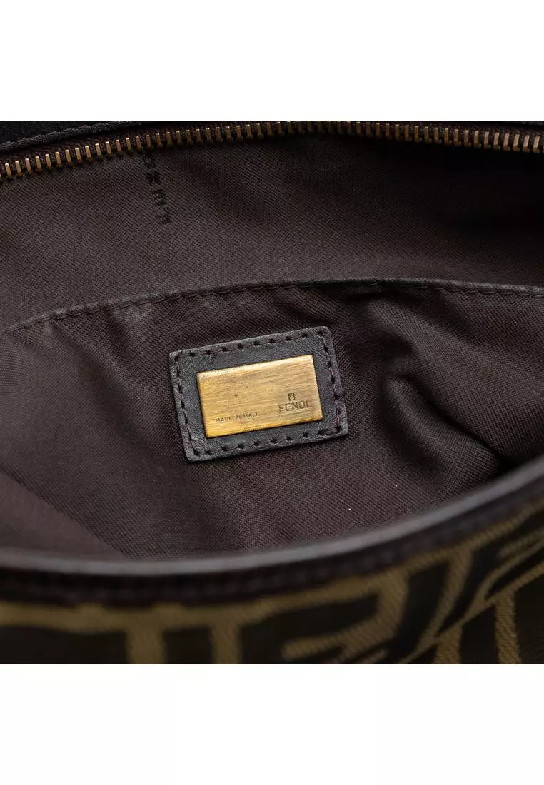 Pre-Loved Fendi Zucca Canvas Crossbody