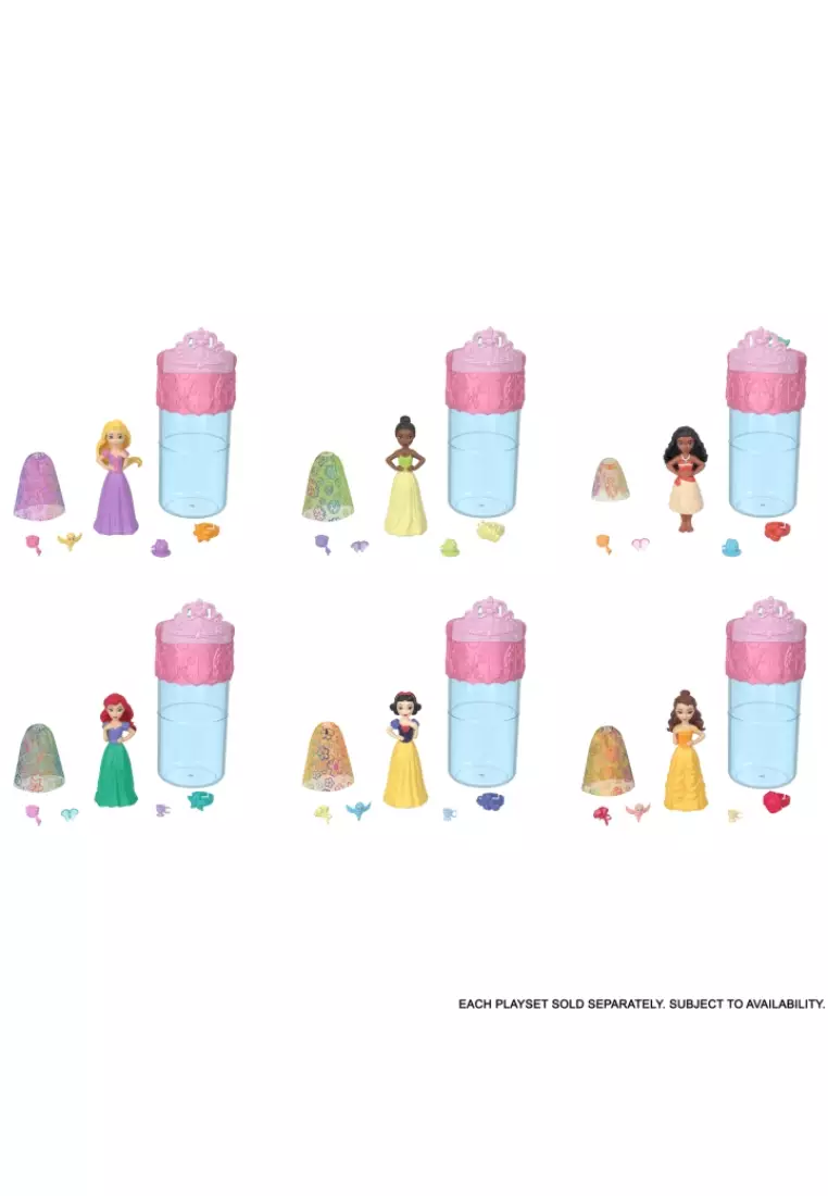 Disney Princess Royal Color Reveal Surprise Small Doll With Garden Party Accessories