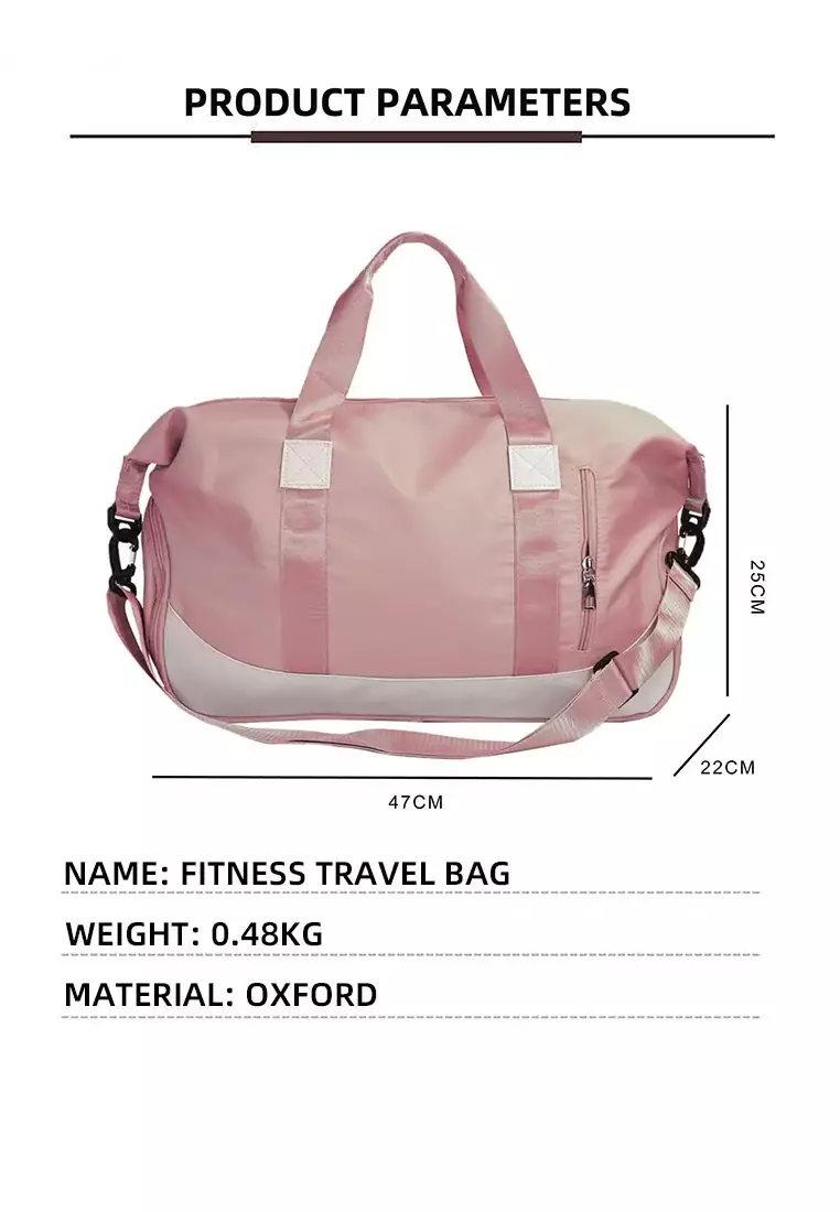 Sports Duffel Bag 47x25cm – Pink