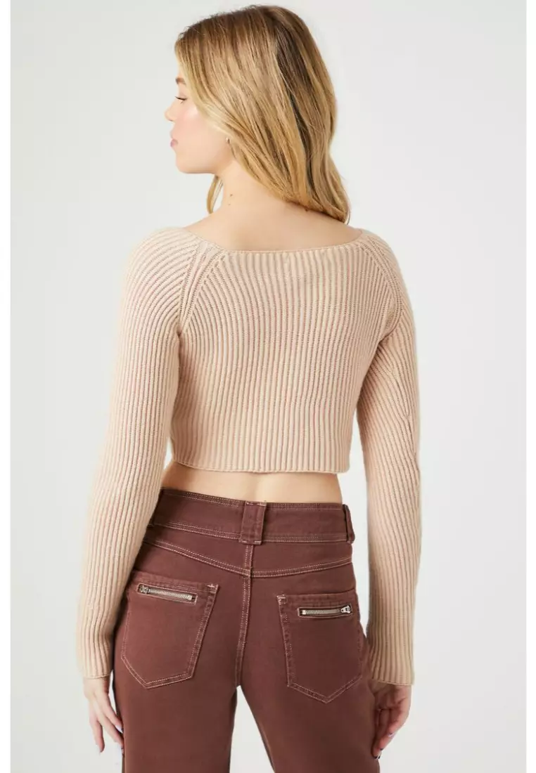 Forever 21 crop top sweater on sale