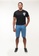 Dyse One blue Reversible Shorts 1AA77AAD221276GS_4