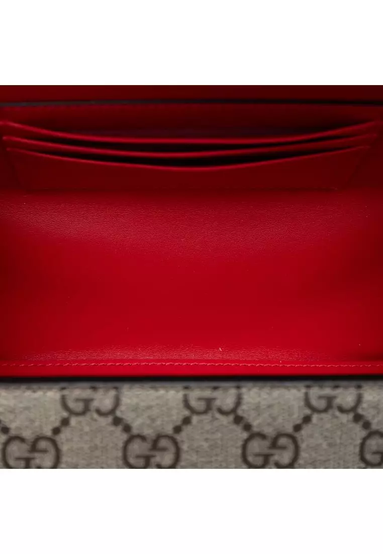 Pre-Loved Gucci Mini Gg Supreme Love Trunk Crossbody