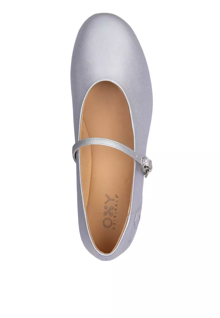 Women's Ballerina Flats Eos in Silver