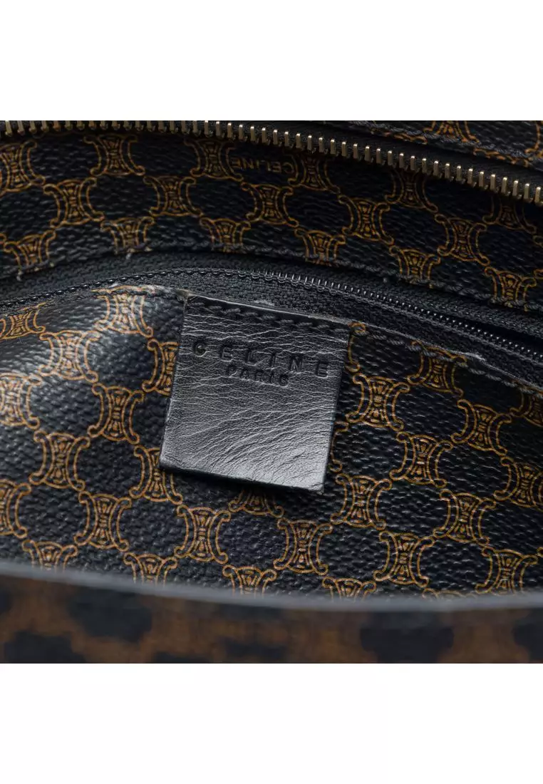 Pre-Loved Celine Macadam Coated Canvas Tote