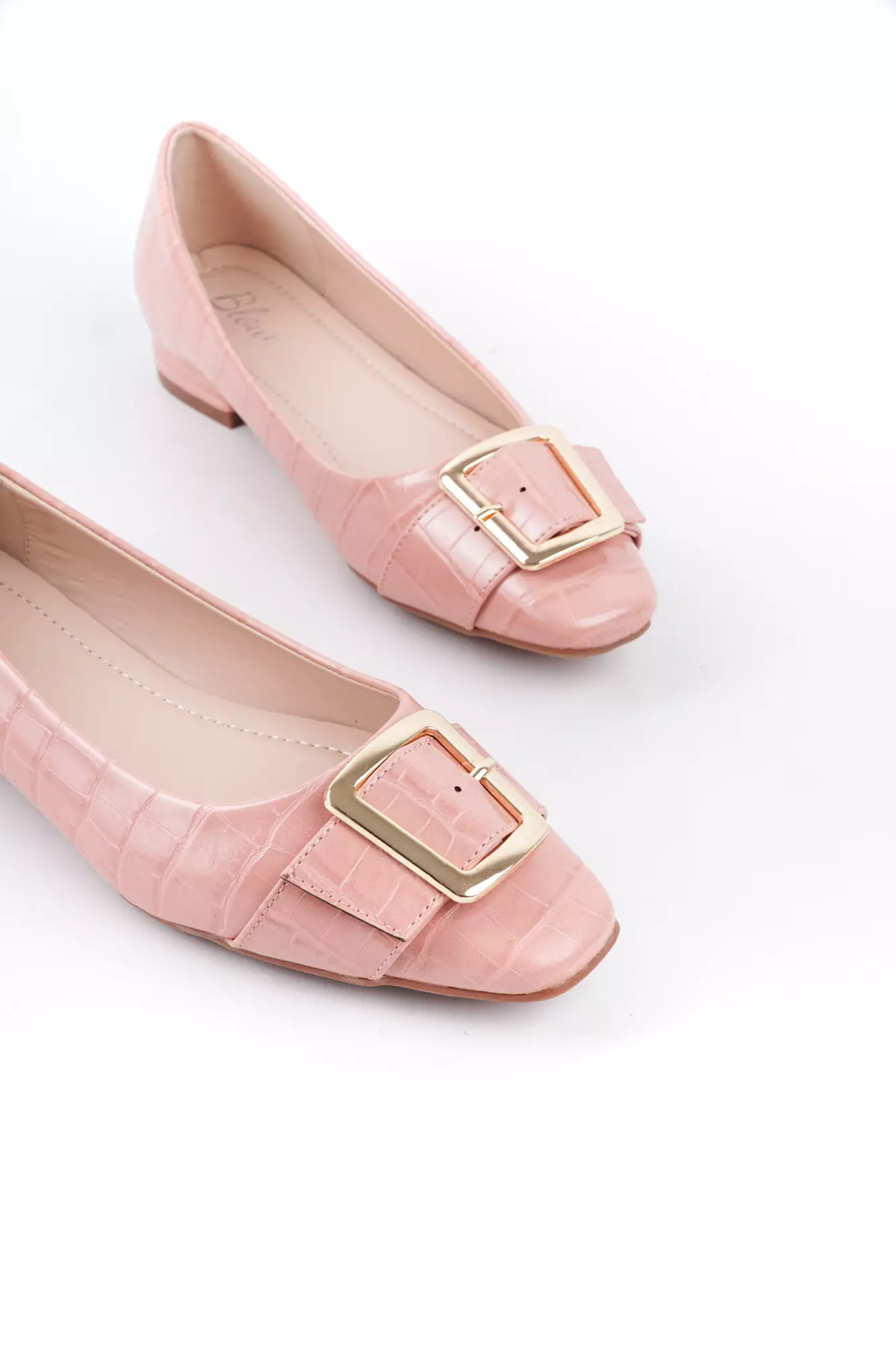 Blow BLJIHE 0011 Sella Croco Heels Sepatu Kerja Wanita 2.5 cm