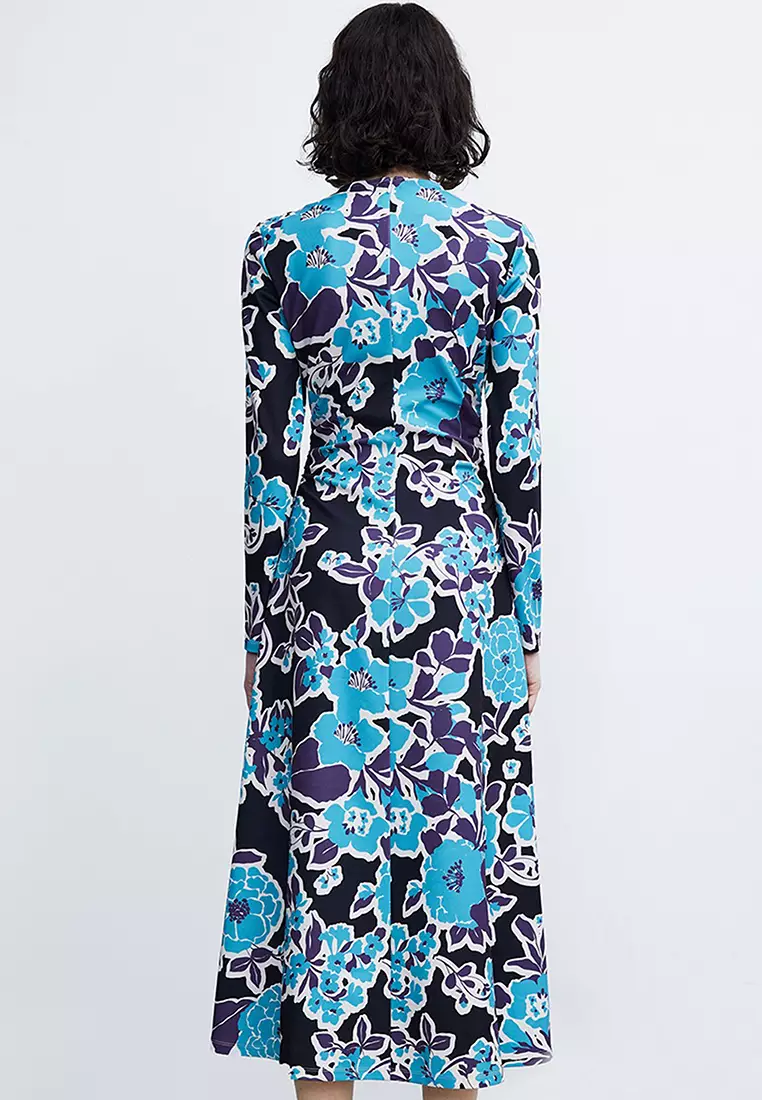 Floral Print Knit Dress