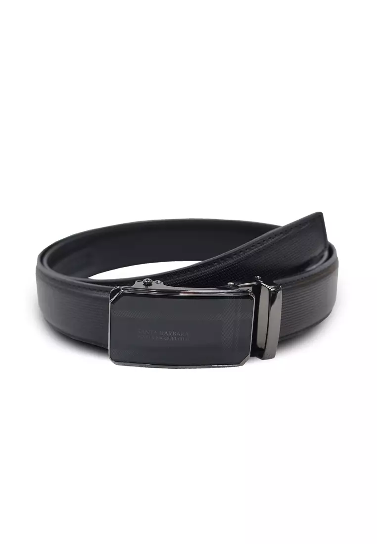 Santa Barbara Polo Racquet Club Leather Auto Lock belt